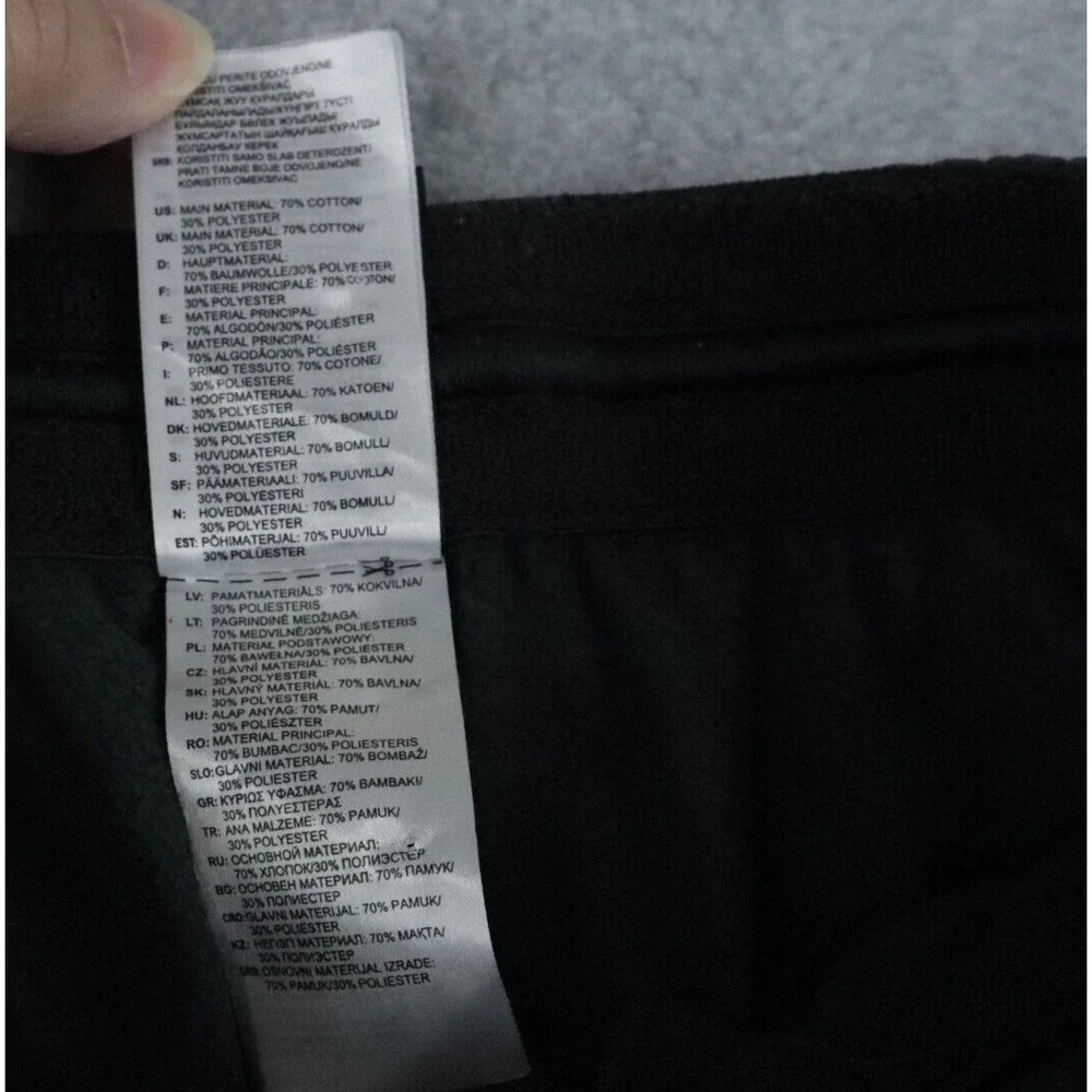 Adidas Pants Mens Small‎ Activewear Sweat Fleece Gym Training Athletic Dark Gray